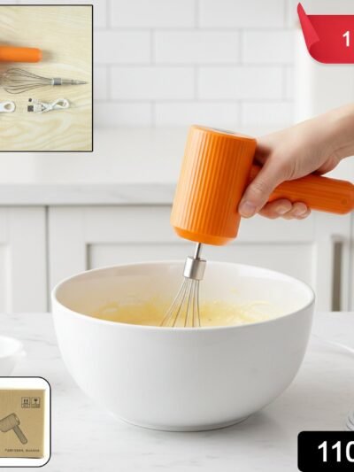 Electric Handheld Whisk Mixer – USB Rechargeable & Detachable