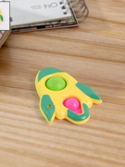 Rocket Fidget Keychain Toy – Stress Relief & Focus Aid