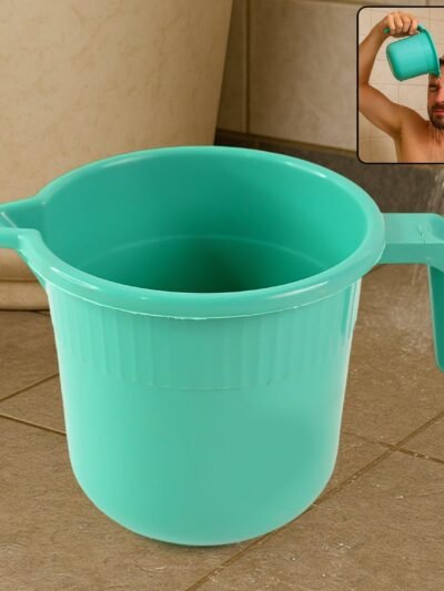 Plastic Bath Mug – Durable Design with Ergonomic Handle
