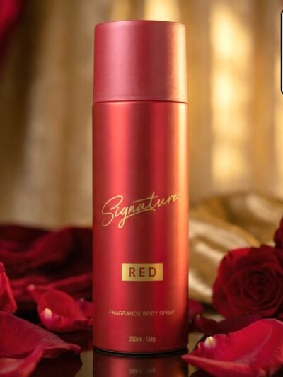 Signature Red Fragrance Body Spray – Long Lasting Bold Scent