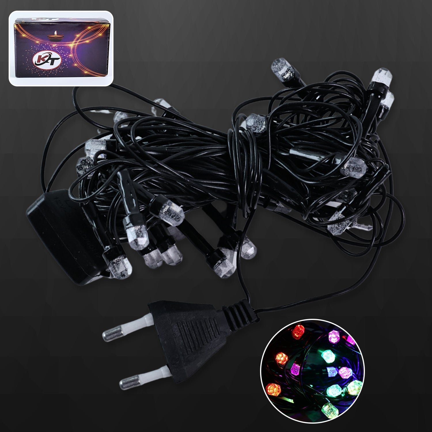 LED Decorative String Lights – 8 Meter Multicolor Fairy Lights