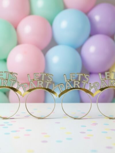 Glitter Party Headband Set – 4 Pack Lets You Celebrate In Style