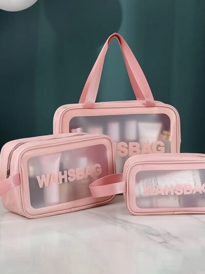 Cosmetic Pouch Set – Waterproof Travel Makeup Bags (Set of 3) | BeautyBare