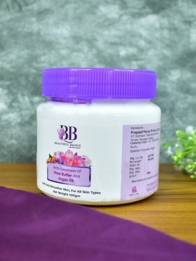 Shea Butter Body Cream – Deep Moisturisation with Argan Oil 450g