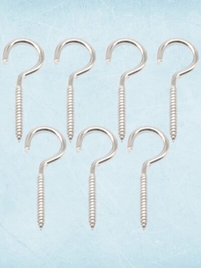 Stainless Steel Eye Hooks – Heavy Duty 7-Piece Screw Set