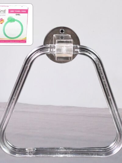 ABS Towel Ring Holder � Unbreakable Square Wall Mount | BathNova