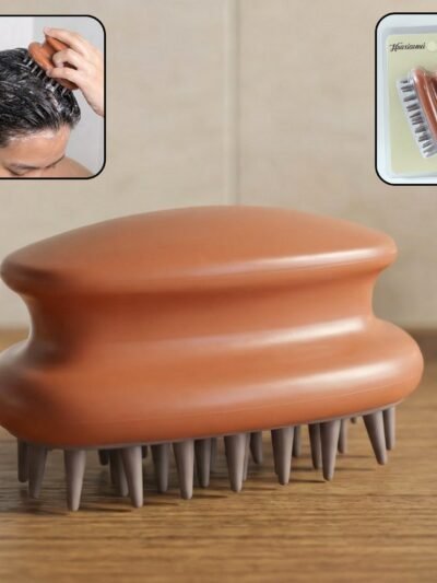 Scalp Massage Brush – Soft Flexible Bristles for Gentle Hair Care