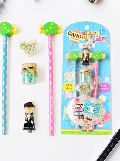 Candy-Themed Pencil Set – Fun Accessories for Kids’ Creativity