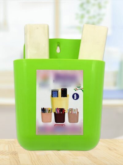 Wall Holder – 2-Section Mobile, Remote & Brush Organizer | GlimmerHome