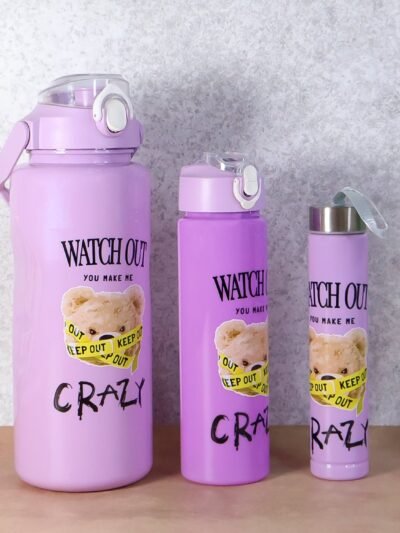 Water Bottle Set – Leak-Proof BPA-Free 2000ML + 900ML + 300ML
