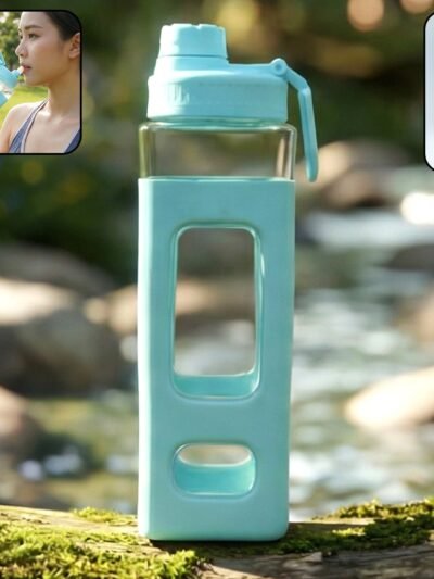 900ml Leakproof Plastic Water Bottle – Large Capacity Flip Lid