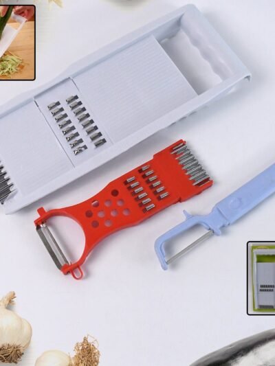 Kitchen Grater Set – 3-Piece Grater, Slicer & Peeler Kit