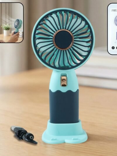 Rechargeable Portable Handheld Mini Fan – USB Charging with Stand