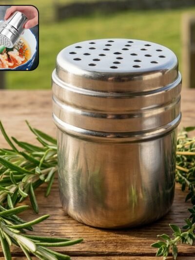 Stainless Steel Spice Shaker – Durable Kitchen Seasoning Container