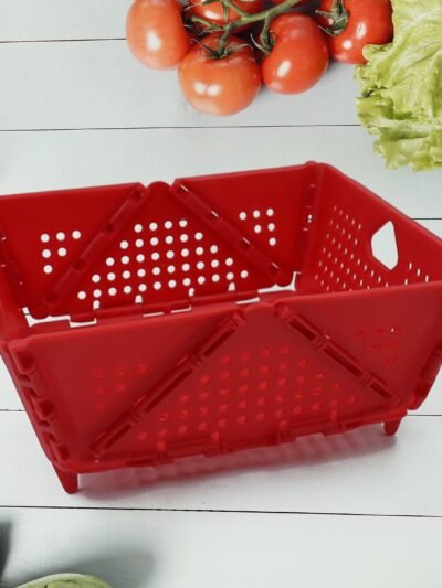 Foldable Storage Basket – Ventilated & Space-Saving | Tidy Table