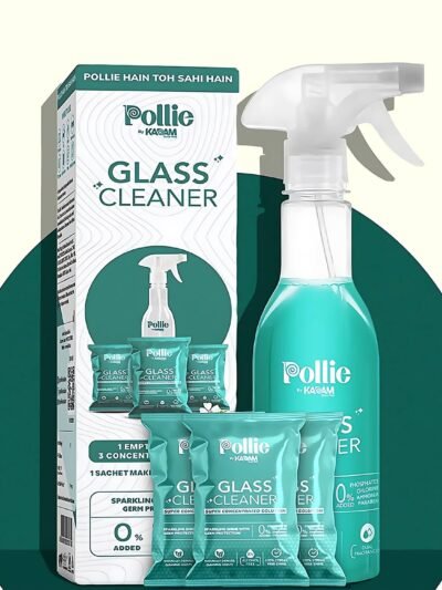 Concentrated Glass Cleaner – Eco-Friendly Refillable Spray Kit