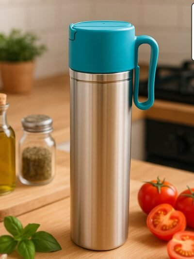 Stainless Steel Oil Pourer – 1000ML Leak-Proof Kitchen Bottle