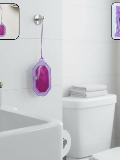 Hanging Lavender Gel Air Freshener – Long Lasting & Compact