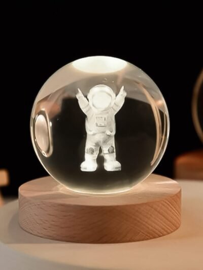 Moon Crystal Ball Lamp – 3D Night Light for Bedroom | Indo Glow