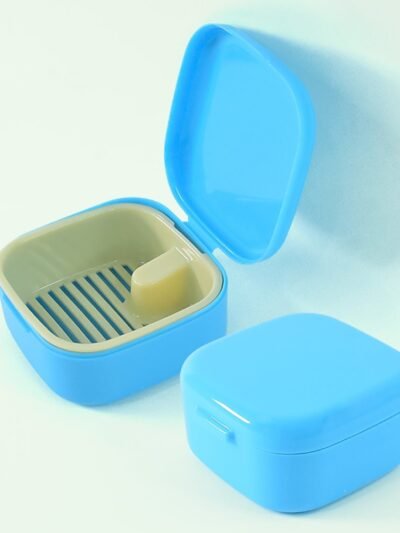 Multi-Purpose Storage Box with Lid & Drain Tray – Compact Organizer