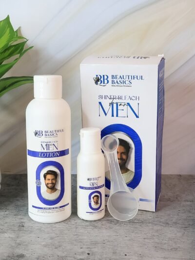 Men's Skin Bleach – Brightening Lotion & Activator Powder Set (200 gm)