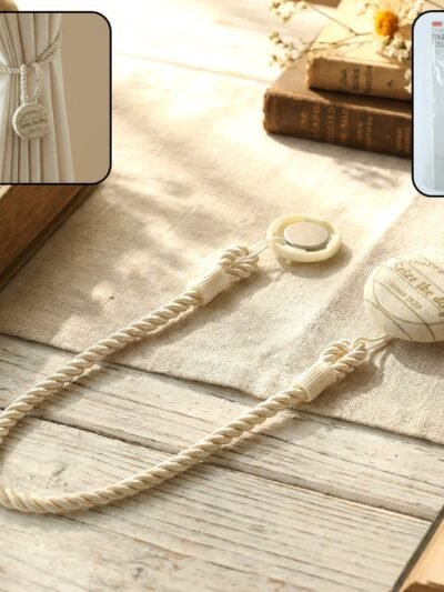 Magnetic Curtain Tieback – Stylish No-Drill Curtain Holder