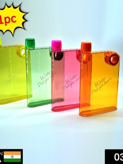Slim Water Bottle – Notebook Design, 380ml | Own Hydrate