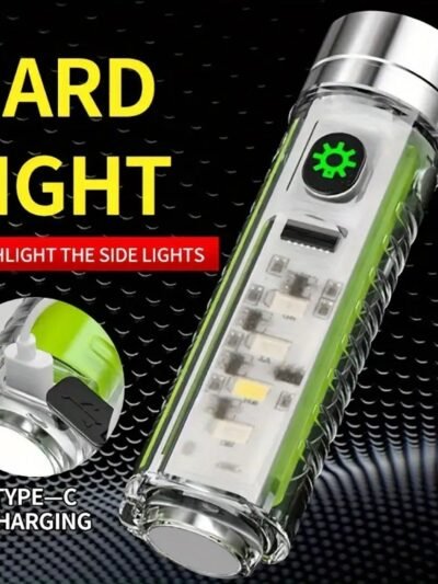 Rechargeable Flashlight – USB Mini LED Torch with Zoom | Poravar