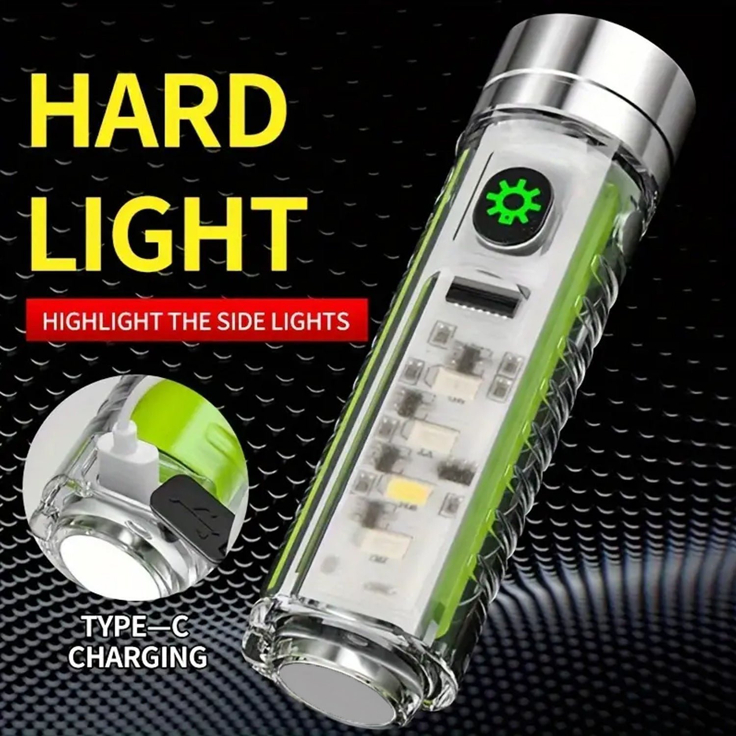 Rechargeable Flashlight – USB Mini LED Torch with Zoom | Poravar