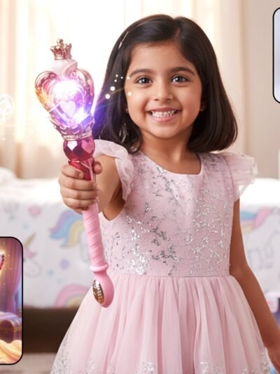 Princess Magic Light Wand Toy – Enchanting Kids' Role Play Accessory
