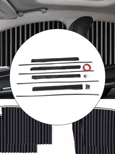 Car Window Sunshade – 4 Pcs Magnetic Set for UV & Privacy | Velvet Wheels