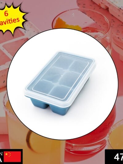 Silicone Ice Tray – Flexible 6-Grid Ice Maker for Home |
