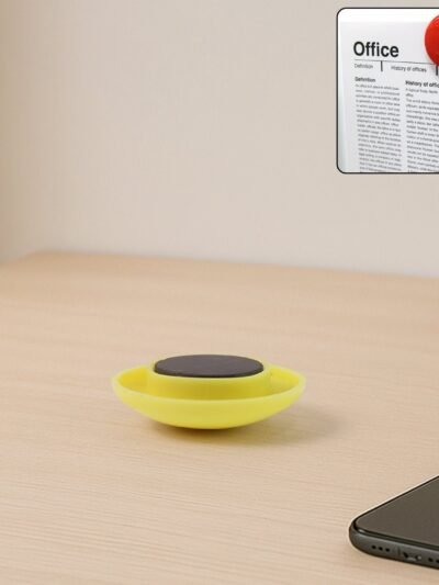 Yellow Magnetic Buttons – Strong Grip Circular Board Magnets