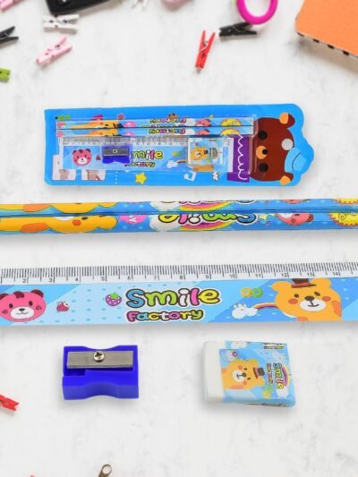 Kids Cartoon Pencil Set – Fun Wooden Stationery for School | Writezo
