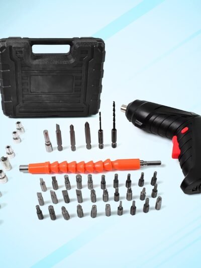 Cordless Electric Screwdriver � 48-Pc Bit Set & LED | BoltForce
