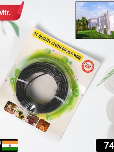 Cloth Drying Wire – 10M PVC Coated Steel | Grow Vanta
