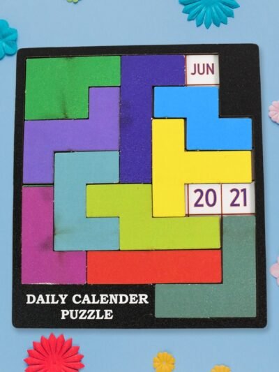 Wooden Daily Calendar Puzzle � Mind Challenge Game | Inventive Play