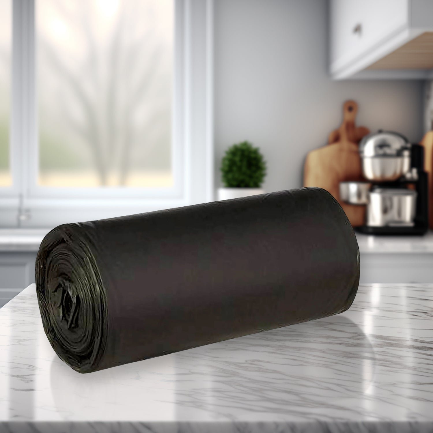 Black Garbage Bags – Durable 45x50cm Dustbin Bags | Organivo