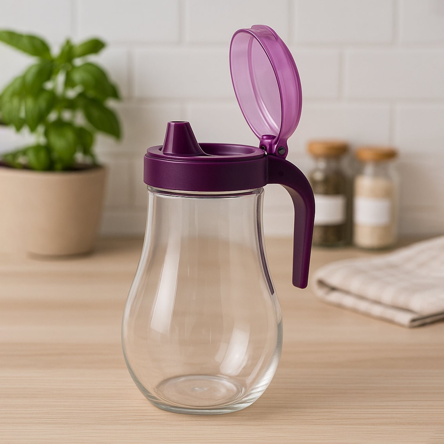 Oil and Juice Pourer Bottle – 1000ml Leakproof Dispenser