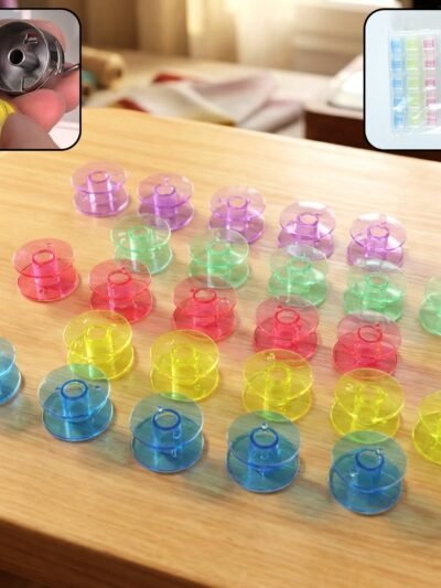 Sewing Machine Bobbin Set – 25 Piece Doris Roller Collection
