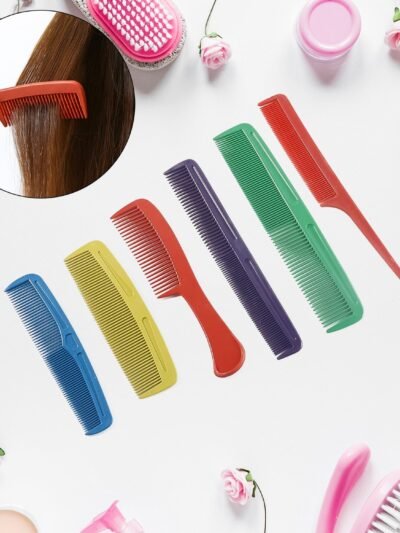 Hair Comb Set – 6-Piece Assorted Styling & Detangling Combs
