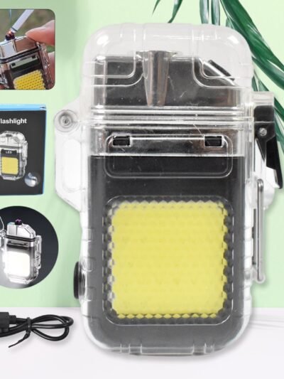 Electric Lighter Flashlight � USB Rechargeable 3-Mode COB | Indo Glow