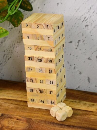 Wooden Stacking Game – Tumbling Tower Fun for Kids | BlissDolly