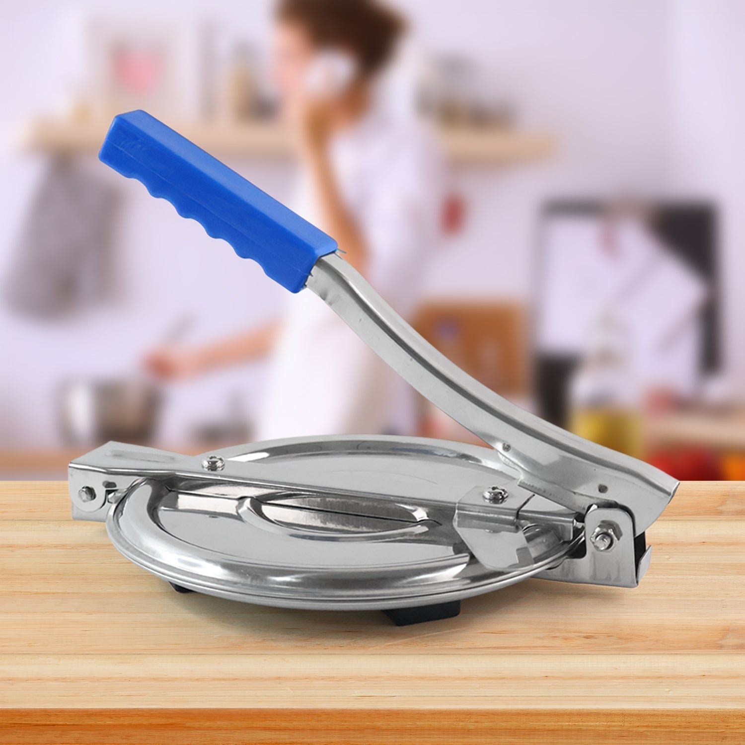 Puri Press Maker – Stainless Steel with Non-Slip Handle | Styleva