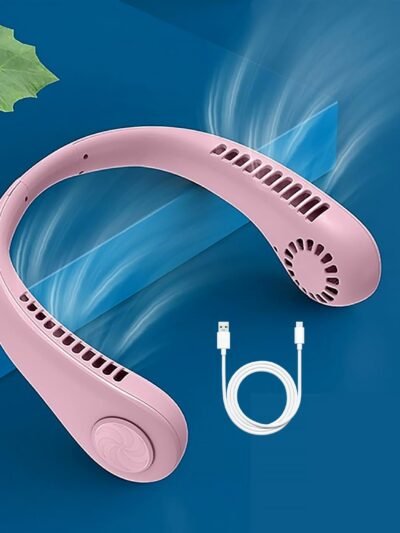 Bladeless Neck Fan – USB Rechargeable & Hands-Free |