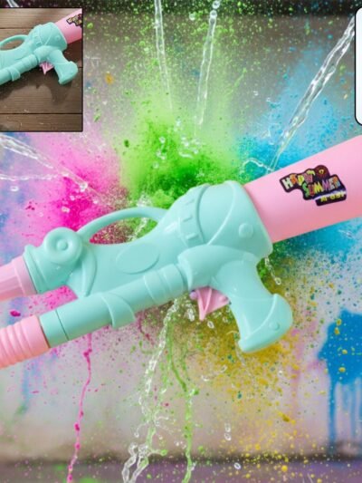 Holi Water Gun Toy – Lightweight Manual Pichkari for Kids
