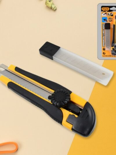 Cutter Knife Set – Heavy Duty Utility Knife with 4 Blades | Wagtail