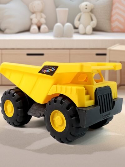 Friction-Powered Dump Truck Toy – Durable Tipping Bed Vehicle