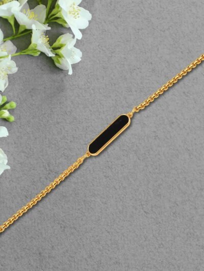 Customized Golden Bracelet – Personalized Gift for Men | Bracelet Bar