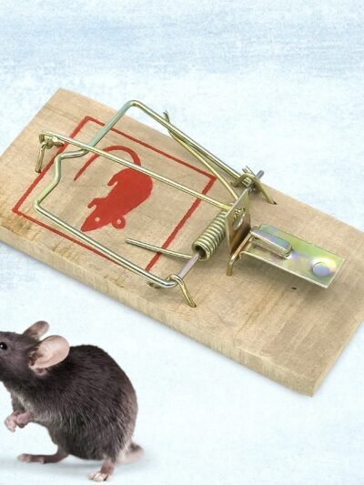 Wooden Mouse Trap – Durable, Reusable Pest Control Snap Trigger